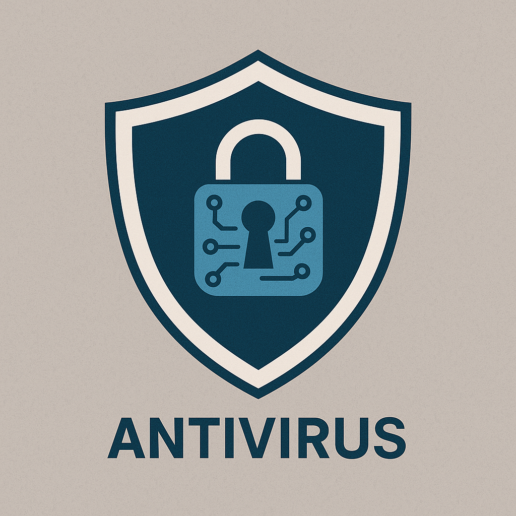 Bouclier de sécurité numérique symbolisant la protection antivirus